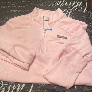 Vineyard Vines - Small- Light Pink Quarter Zip